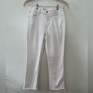 Anthropology Pilcro High Rise Bootcut Women's White Jeans